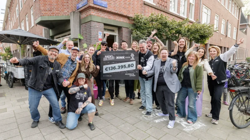KINK haalt €136.395,80 op met Radio On Tour voor Stichting No Guts No Glory