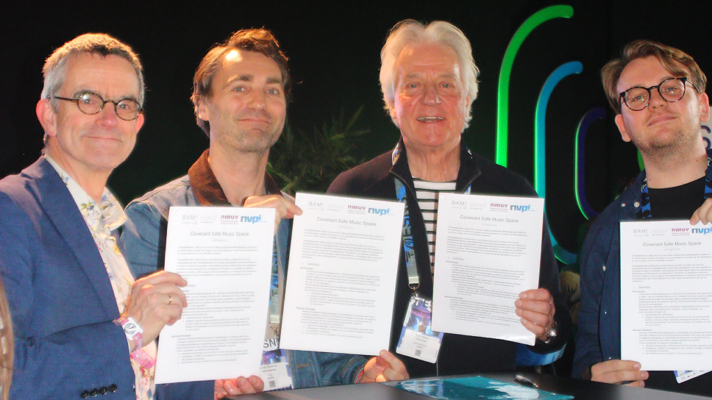 BAM! Popauteurs, NMUV, NVPI en MMF NL lanceren convenant Safe Music Space voor writingcamps