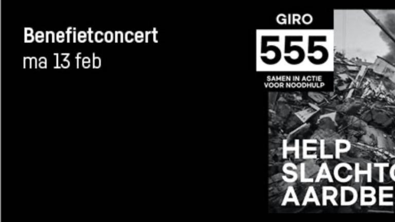 Benefietconcert Philharmonie voor slachtoffers Turkije en Syrië