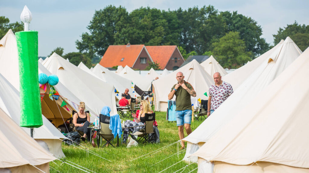 Glamping bij de drie grootste festivals